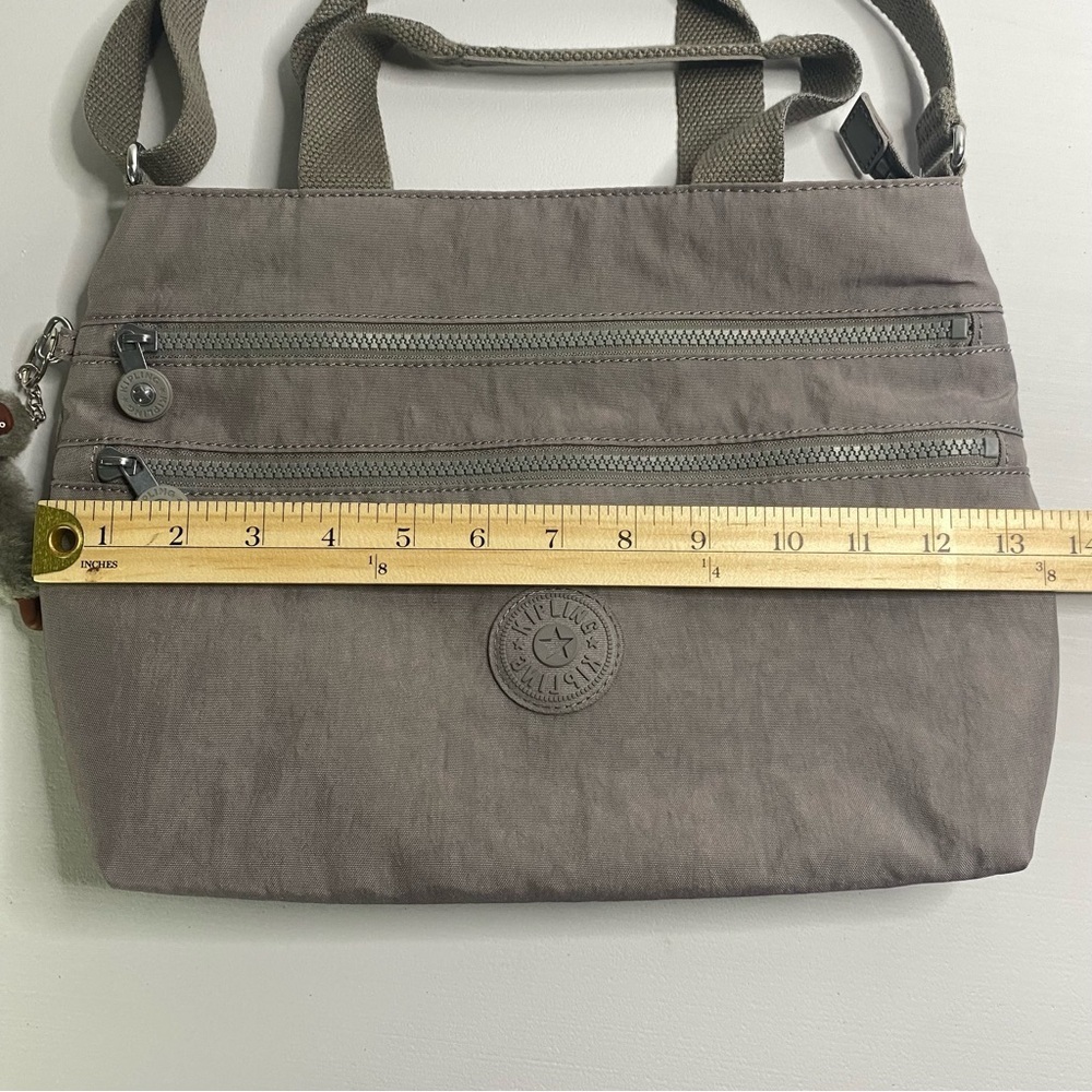 Kipling Bag Women Crossbody Satchel gray MIAH NWOT - Picture 3 of 9